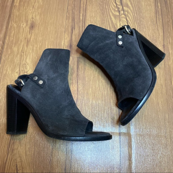 Rag & Bone Wyatt Suede Open Toe Heels Sandal Size‎ 9 - Picture 1 of 8